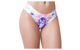 Mememe Lingerie Fantasy Dreams Unicorn Womens Thong - - G-Strings, Panties and Shorts